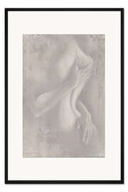 Gerahmter Kunstdruck Umarmung, Paarakt