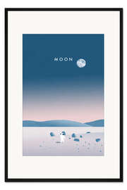 Gerahmter Kunstdruck Der Mond