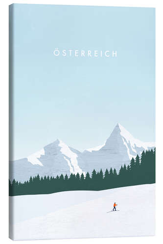 Canvas print Austria in Winter