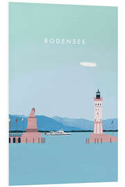 Foam board print Bodensee