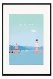 Gerahmter Kunstdruck Bodensee
