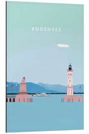 Magnettafel Bodensee