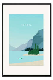 Gerahmter Kunstdruck Kanada
