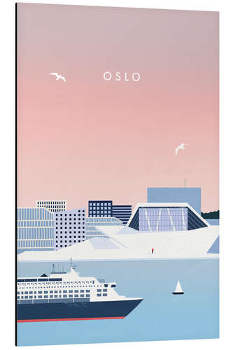 Aluminium print Oslo