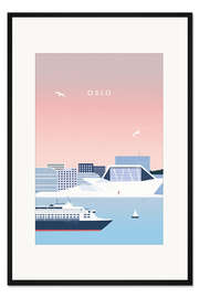 Gerahmter Kunstdruck Oslo
