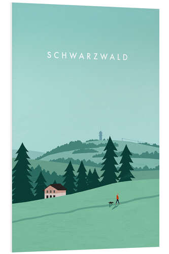 Foam board print Schwarzwald