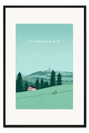 Gerahmter Kunstdruck Schwarzwald