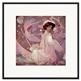 Framed art print Dressed in Silk