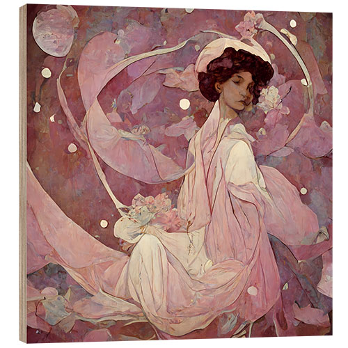 Obraz na drewnie Dressed in Silk