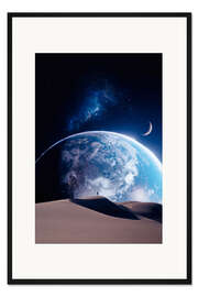 Gerahmter Kunstdruck Bewunderung für Mutter Erde