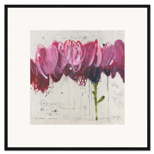 Framed art print First flower