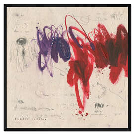 Gerahmter Kunstdruck Gedanke