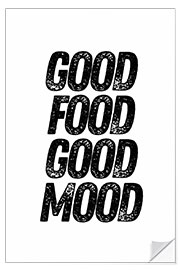 Wandsticker Good Food Good Mood