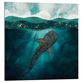 Galleriprint Metallic whale sharks