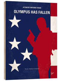 Wood print Olympus Has Fallen