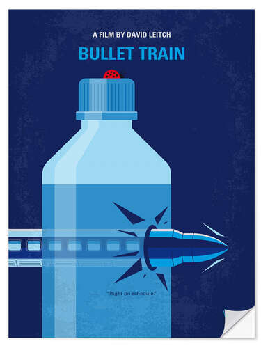 Muursticker Bullet Train