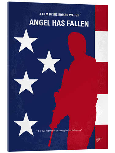 Acrylic print Angel Has Fallen