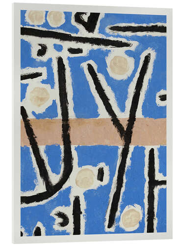 Acrylglasbild Untitled, Blue & Black Abstract, 1938