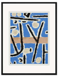 Gerahmter Kunstdruck Untitled, Blue &amp; Black Abstract, 1938