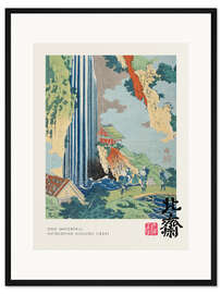 Gerahmter Kunstdruck Ono Waterfall