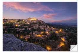 Wall sticker Gordes in the evening