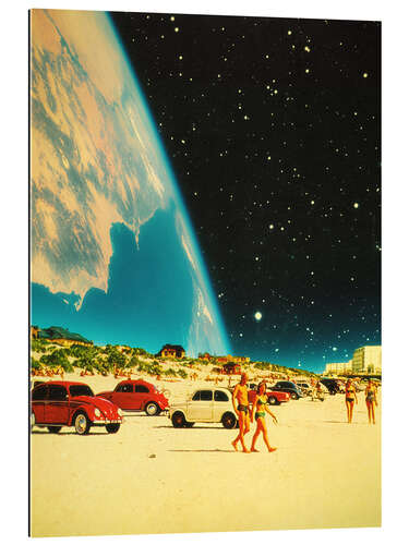 Quadro em plexi-alumínio Galaxy Beach