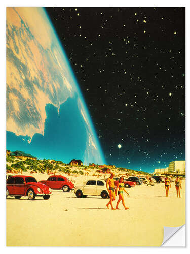 Adesivo murale Galaxy Beach