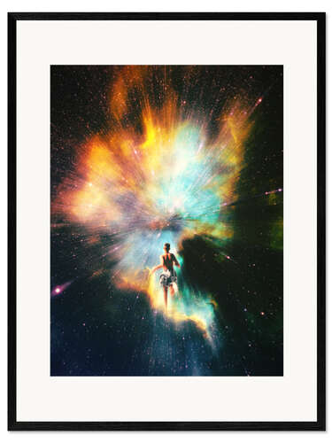 Gerahmter Kunstdruck Space Runner