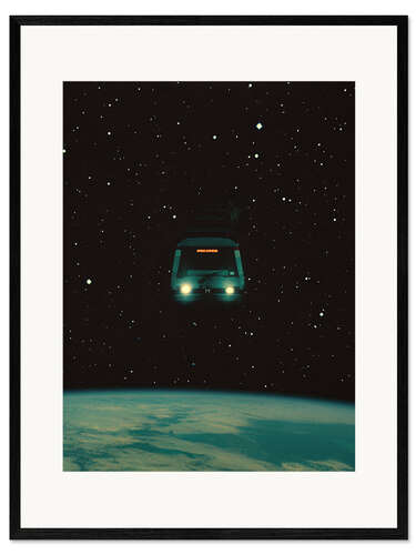 Impression artistique encadrée Space Express