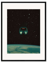 Gerahmter Kunstdruck Space Express
