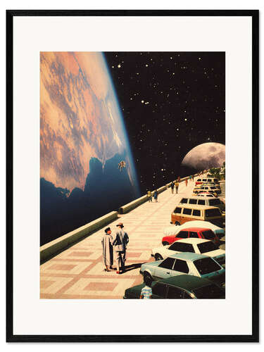 Framed art print Space Promenade