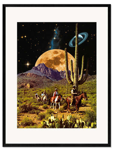 Impresión de arte enmarcada Space Cowboys
