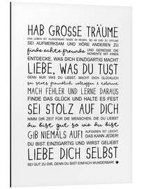 Magnettafel Liebe dich selbst