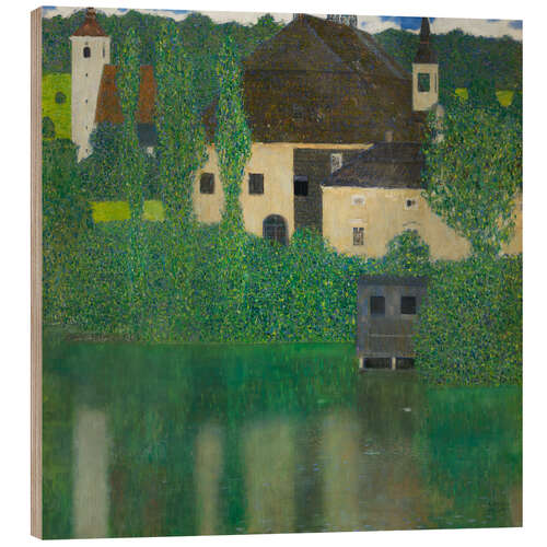 Tableau en bois Water Castle, 1908