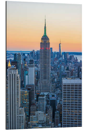 Aluminium print Empire State Building New York