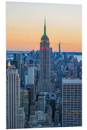 Foam board print Empire State Building New York