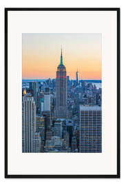 Gerahmter Kunstdruck Empire State Building New York