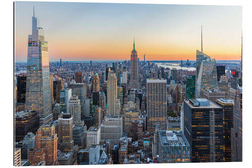 Gallery print New York Sunset from Rockefeller Center