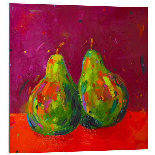 Aluminiumtavla Two Pears