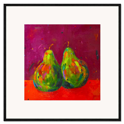 Impresión de arte enmarcada Two Pears