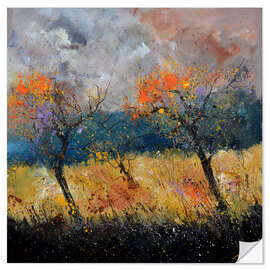 Vinilo para la pared Orchard in Autumn