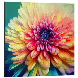 Quadro em alumínio Chrysanthemum Magic II