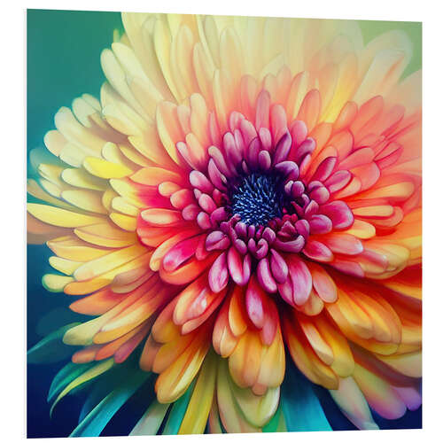 Foam board print Chrysanthemum Magic II