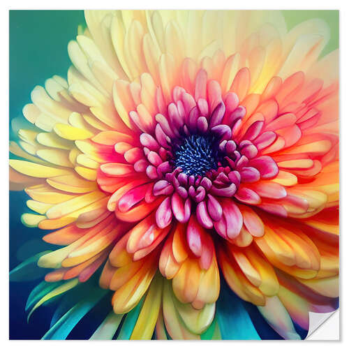 Wall sticker Chrysanthemum Magic II