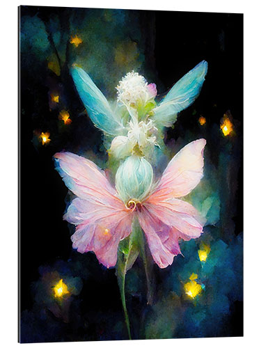 Gallery print Magic butterfly flower