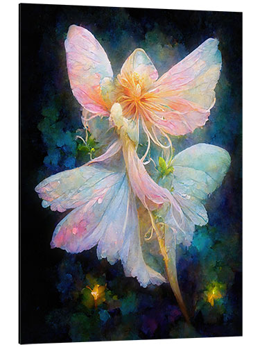 Aluminium print Blossom dance of the fairies