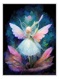 Poster Magische Schmetterlings-Ballerina