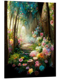 Magnettafel Blumenpfad ins Licht I