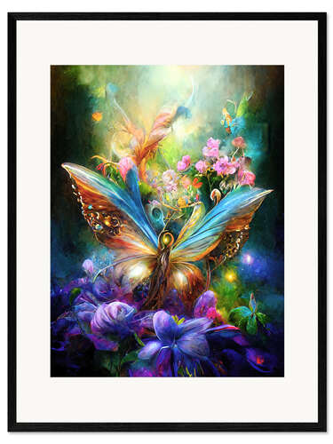 Framed art print Open your wings