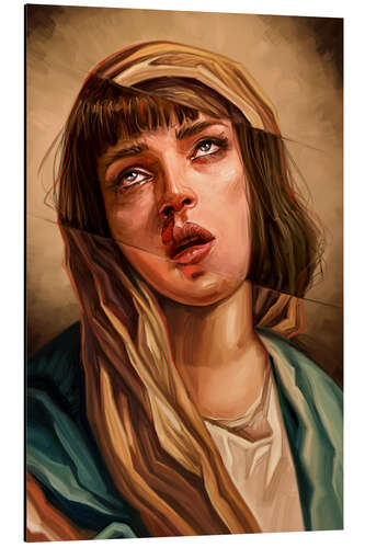 Cuadro de aluminio Pulp Fiction - Mia Wallace